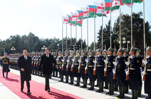 Saakashvili Meets Aliyev in Baku