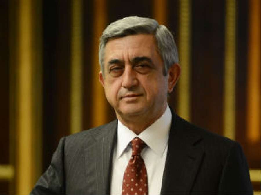 پیام تبریک سرژ سرگیسیان رئیس‌جمهوری ارمنستان به مناسبت آغاز سال نو میلادی