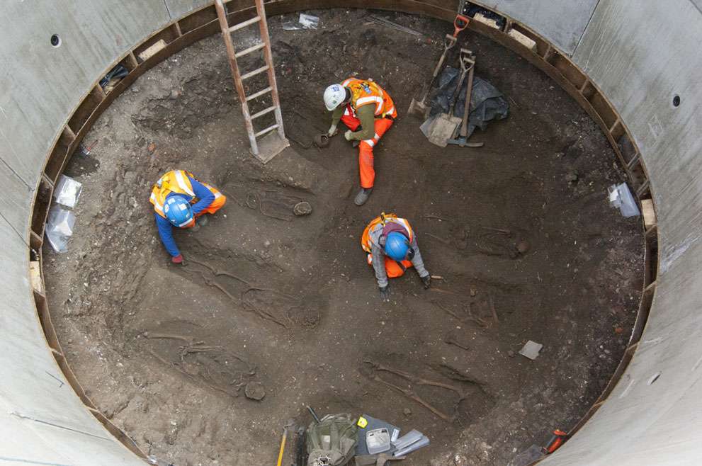 گزارش تصویری از حفاری تونل در زیر شهر لندن