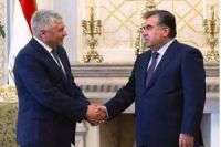 دیدار رئیس جمهوری تاجیکستان با وزیر کشور روسیه