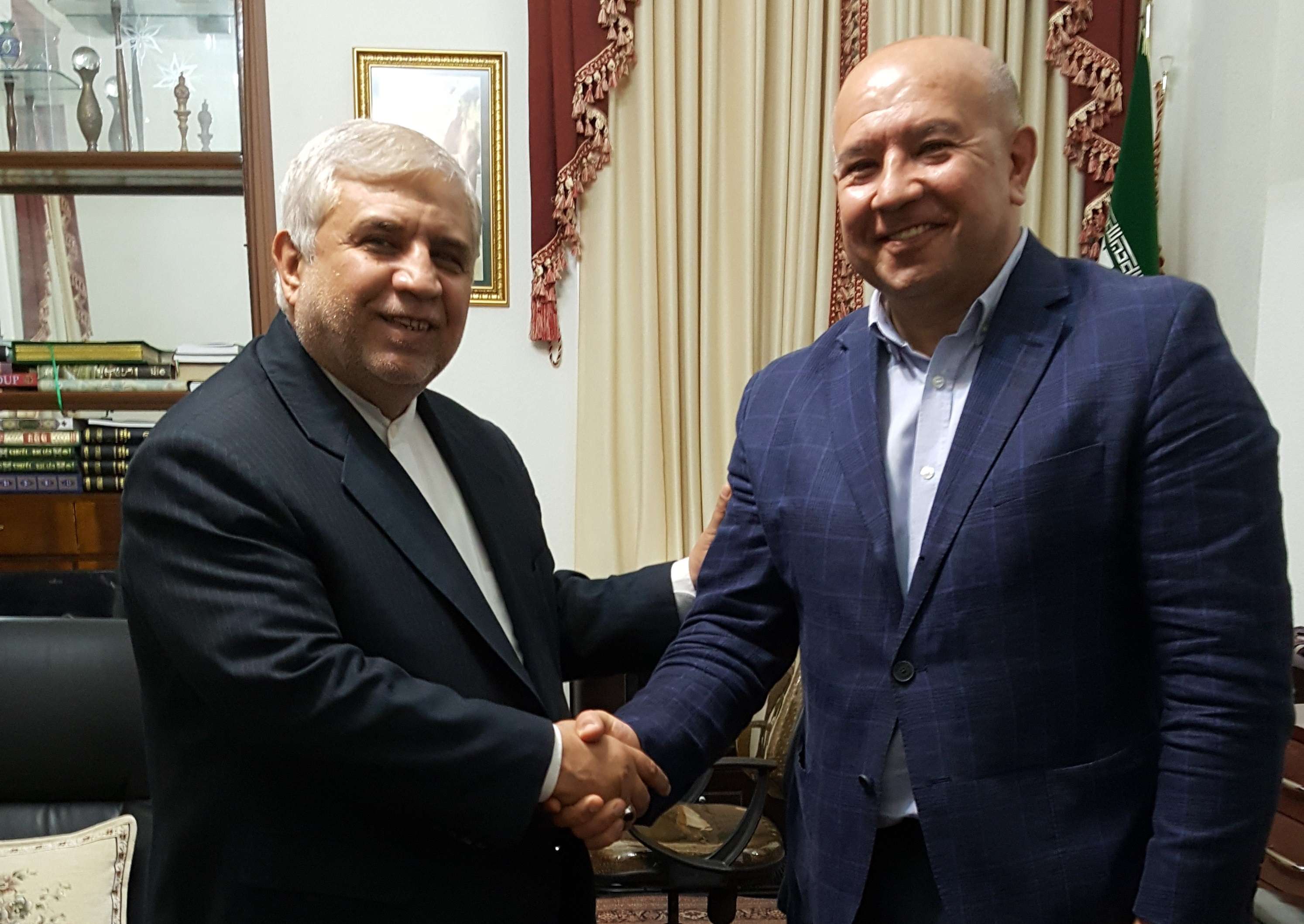 دیدار رئیس خبرگزاری «ترند» با سفیر ایران در باکو