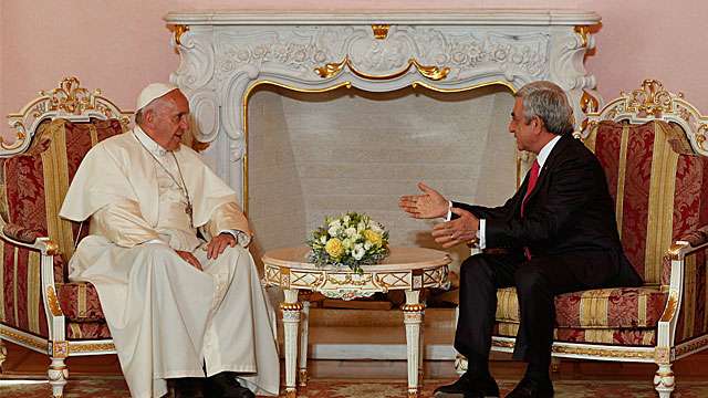 سفر تاریخی پاپ فرانسیس به ارمنستان