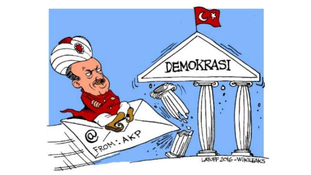 اردوغان زیر ضربه ویکی‌لیکس