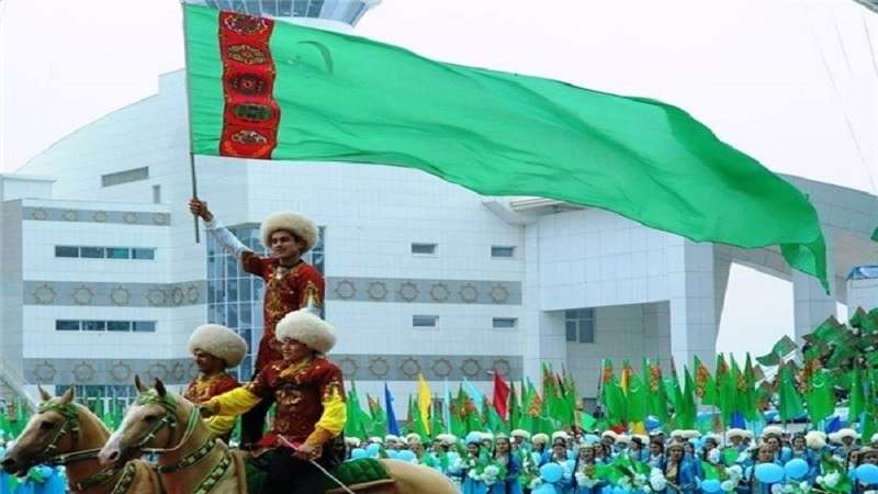 «جشن ملی پرچم» در ترکمنستان