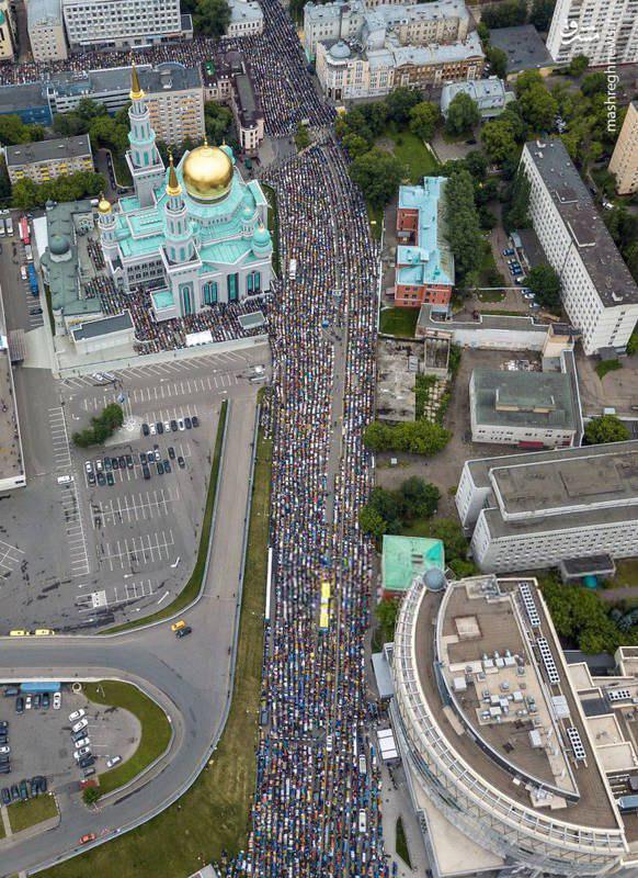 برگزاری نماز عید فطر در مسکو