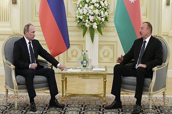 رئیس جمهوری آذربایجان با پوتین دیدار کرد