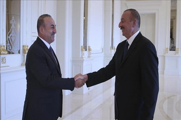 دیدار وزیر خارجه ترکیه با «الهام علی‌اف»