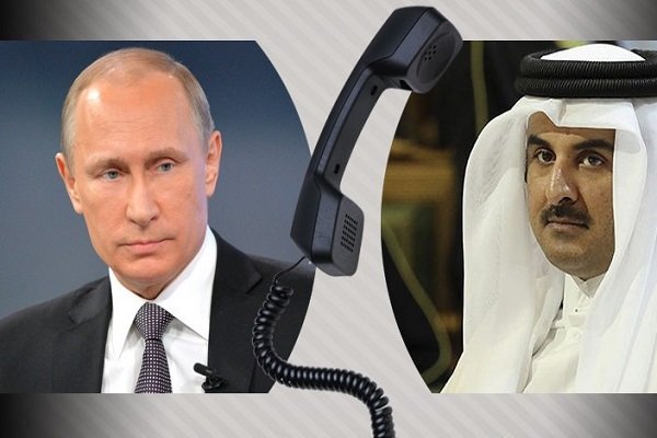 رئیس جمهور روسیه و امیر قطر تلفنی رایزنی کردند