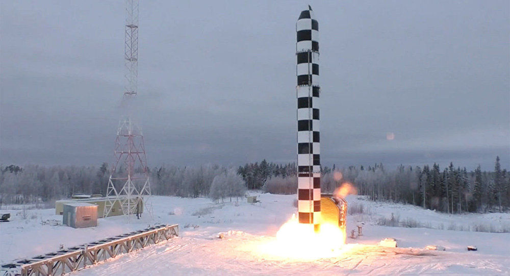 انتشار فیلم آزمایش موشک «سرمت» در روسیه