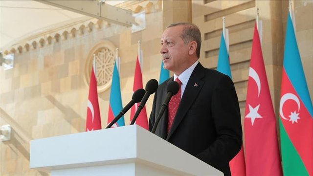 اردوغان در باکو: حل مساله قره‌باغ لازم و ضروری است