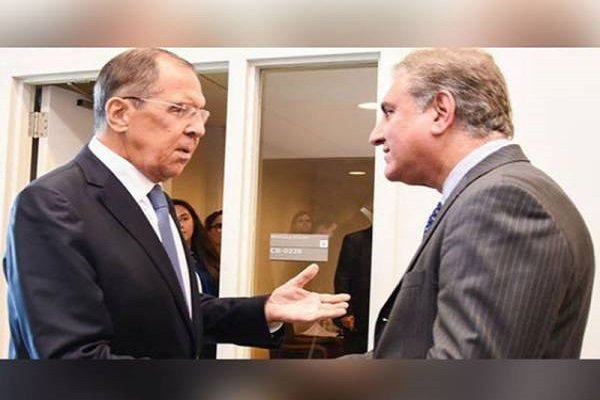 وزیر خارجه پاکستان با همتای روس خود دیدار کرد