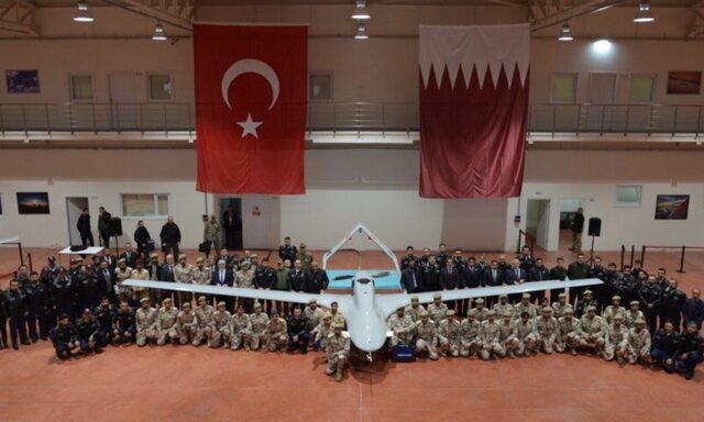 قطر پهپادهای نظامی را از ترکیه تحویل گرفت