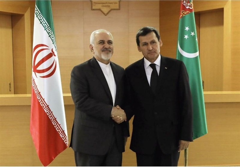 دیدار ظریف با وزیر خارجه ترکمنستان