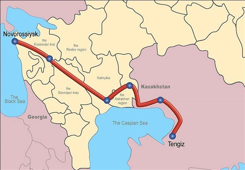ظرفیت خط لوله انتقال نفت قزاقستان به روسیه افزایش می‌یابد