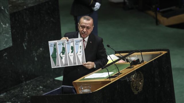 اردوغان: سازمان ملل باید فراتر از وعده‌های خود از مردم فلسطین حمایت کند