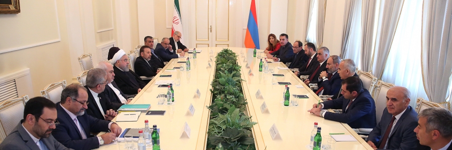 دیدار دکترحسن روحانی با رئیس جمهور ارمنستان