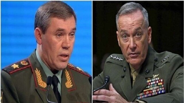 گفت‌وگوی روسای ستاد کل ارتش‌های روسیه و آمریکا درباره سوریه