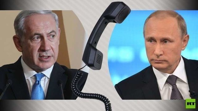 گفتگوی تلفنی نتانیاهو و پوتین درباره سوریه