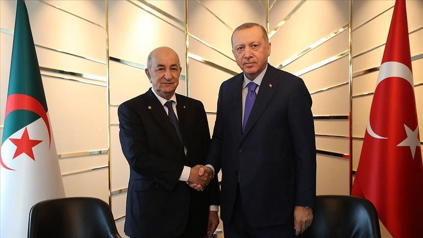 دیدار روسای جمهور ترکیه و الجزایر در برلین