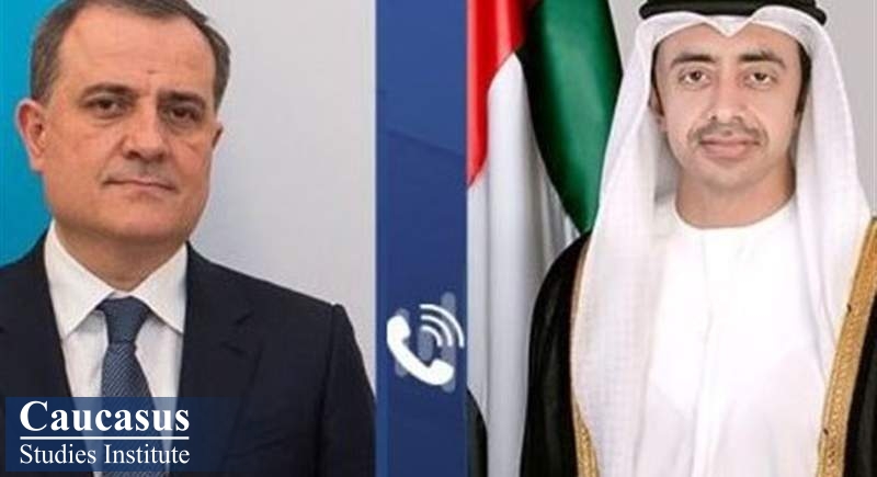 گفتگوی تلفنی وزرای خارجه امارات و آذربایجان
