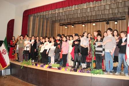 مراسم جشن نوروز و اعطاي مدرک به فارسي آموزان در گرجستان  