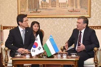 Heads of Uzbekistan and Korea hold telephone conversation