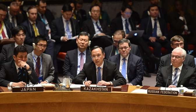 UN Security Council hears policy address by President of Kazakhstan