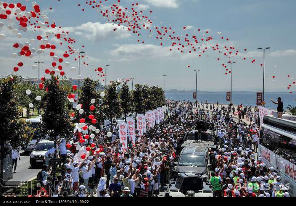 تصاویرراهپیمایی اعتراضی 450 کیلومتری در ترکیه  <img src="/images/picture_icon.png" width="16" height="16" border="0" align="top">