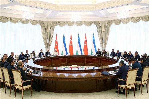 رؤسای جمهوری ترکیه و ازبکستان در تاشکند دیدار کردند