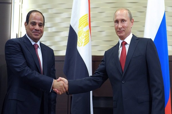 رئیس جمهور مصر عازم روسیه شد