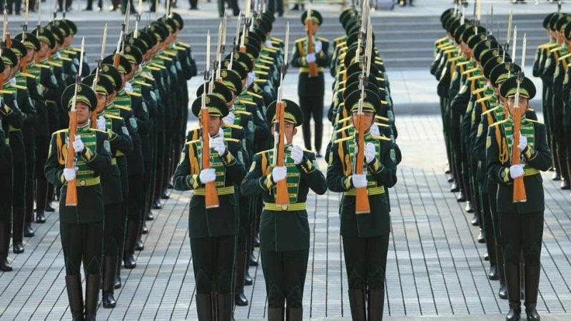 مراسم نظامی در ترکمنستان
