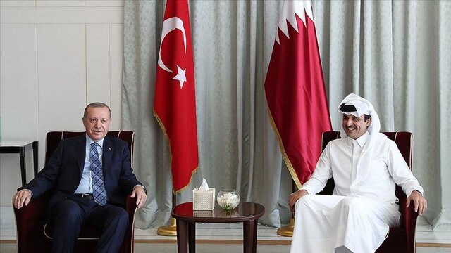 روابط راهبردی دوجانبه، محور رایزنی تلفنی امیر قطر و اردوغان