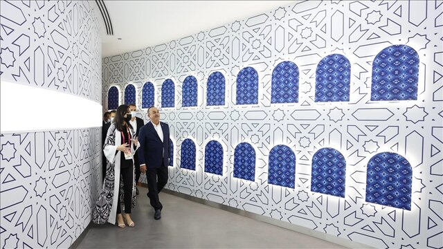 حضور چاووش‌اوغلو در نمایشگاه اکسپو دوبی در حاشیه سفر به امارات