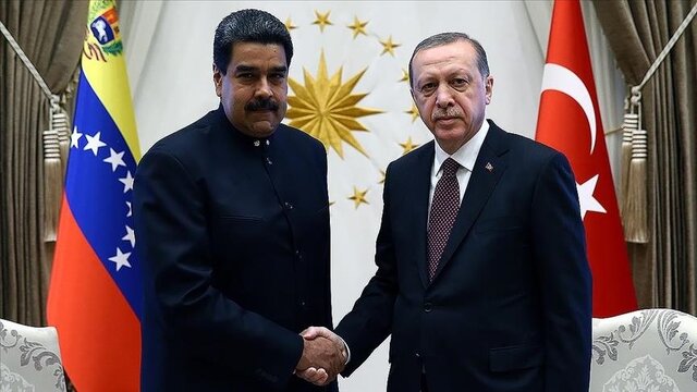 رایزنی روسای جمهور ترکیه و ونزوئلا پیرامون روابط دوجانبه
