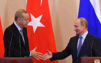 گفتگوی تلفنی اردوغان و پوتین درباره مسائل منطقه و جهان