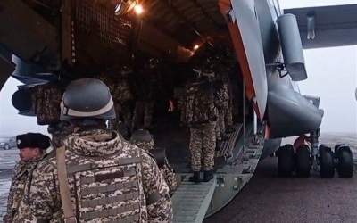 اعزام نیروهای حافظ صلح از ارمنستان و قرقیزستان به قزاقستان