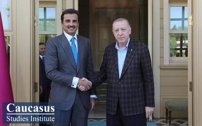 دیدار امیر قطر با رئیس جمهور ترکیه