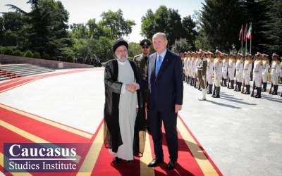 مراسم رسمی استقبال از اردوغان برگزار شد
