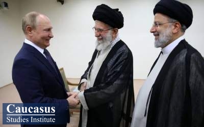 دیدار مقام معظم رهبری حضرت حضرت آیت‌الله خامنه‌ای باولادیمیر پوتین