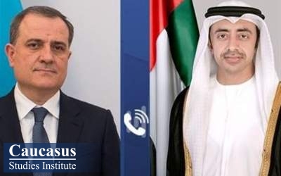 گفتگوی تلفنی وزرای خارجه امارات و آذربایجان